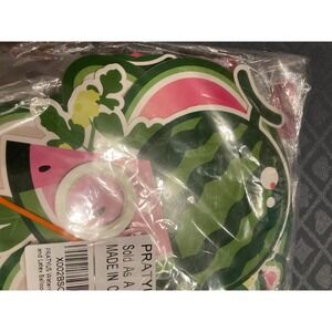 PRATYUS One in a Melon Watermelon 1st Birthday Party Decorations Banner Set